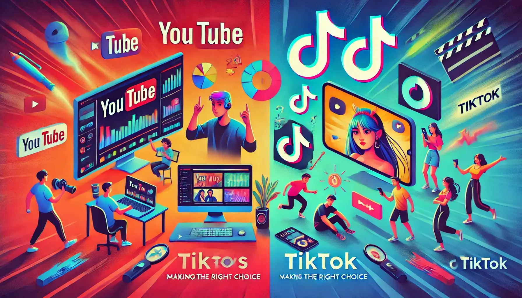 YouTube vs Tiktok: The Creator Dilemma Explained - Making the Right